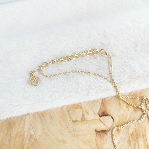 NEW | Kendra Scott Elisa Gold Amethyst Short Necklace - Picture 4 of 4